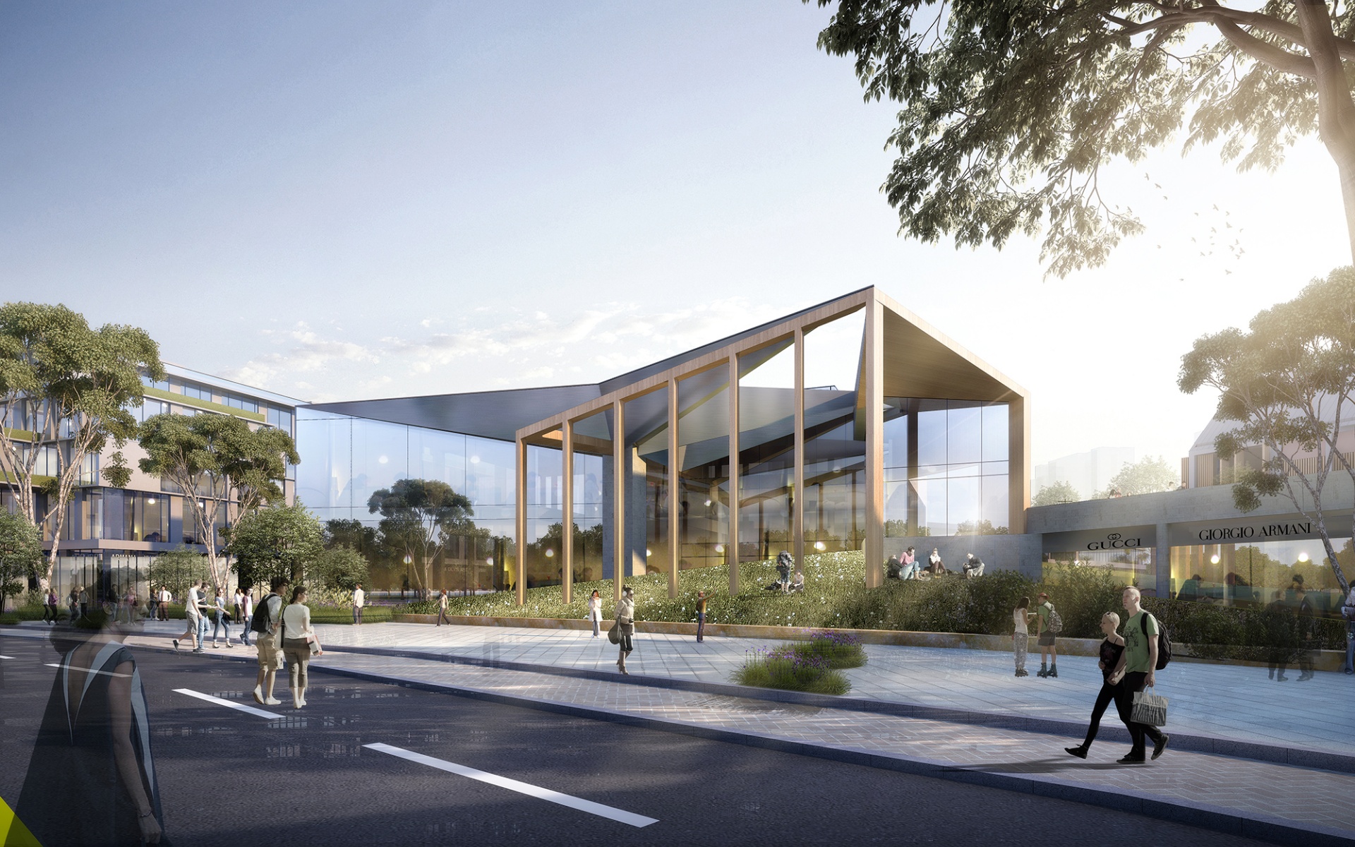 丹麥小鎮(zhèn)商業(yè)街區(qū)