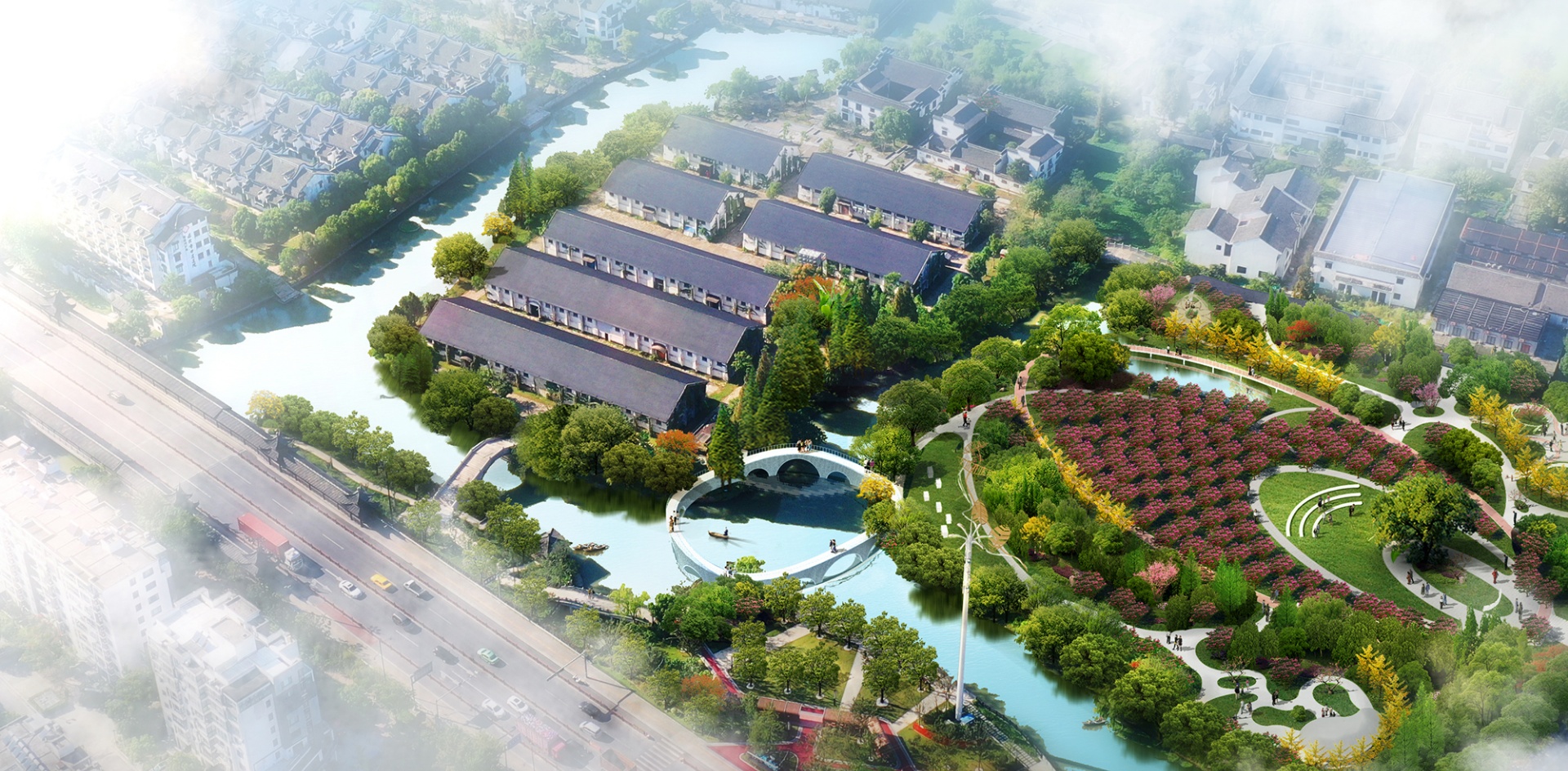 鳳橋鎮(zhèn)園林鎮(zhèn)綠地系統(tǒng)